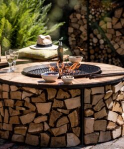 Fire Bowl Table & Shield Lid