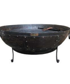 Large Recycled Kadai Fire Bowl & Shield