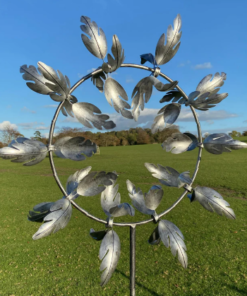 Richmond Wind Sculpture in Silver